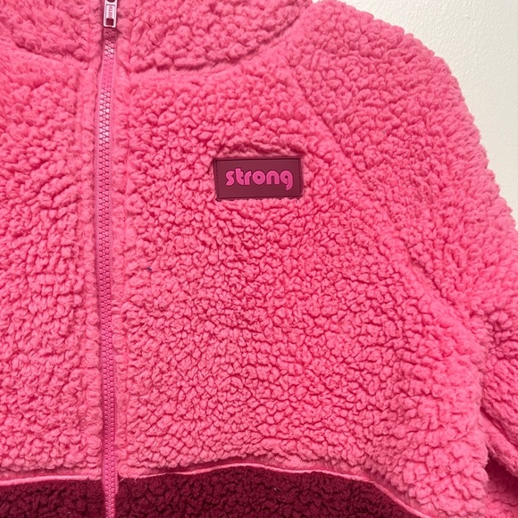 Girls Plus Zip Up Sherpa Jacket 20.5 - Picture 2 of 5